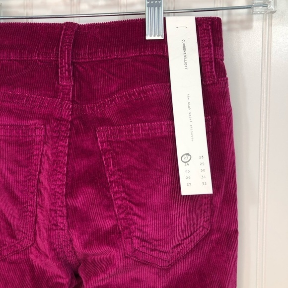 Current Elliott High Waist Stiletto Corduroy Pant - Picture 5 of 13